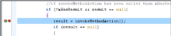 ̐}́AinvokeMethodAction()̃u[N|CgĂ܂B