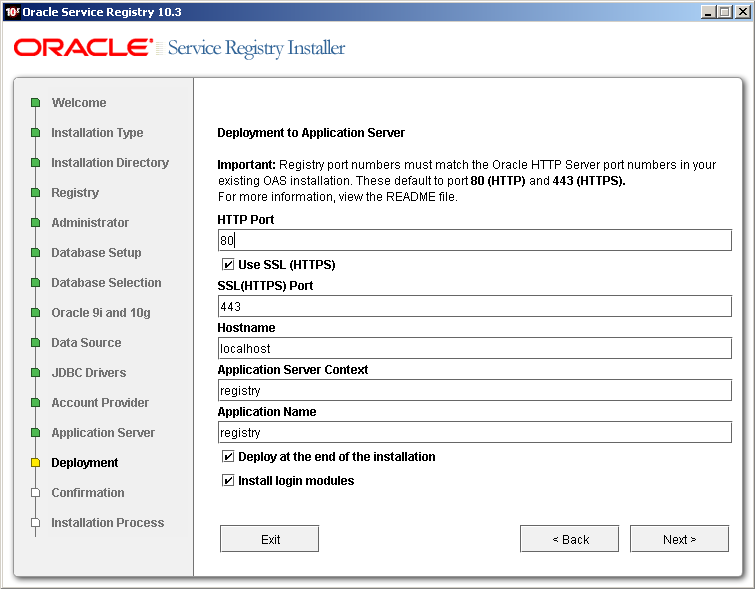 Oracle Application Serverݒ