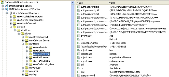 LDAP̃[U[EvpeB