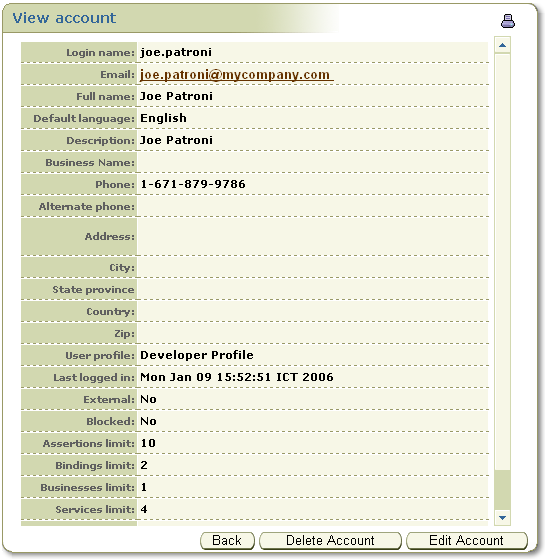 Oracle Service Registrỹ[U[EvpeB