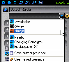 �v���[���X�E�X�e�[�^�X�̑I��