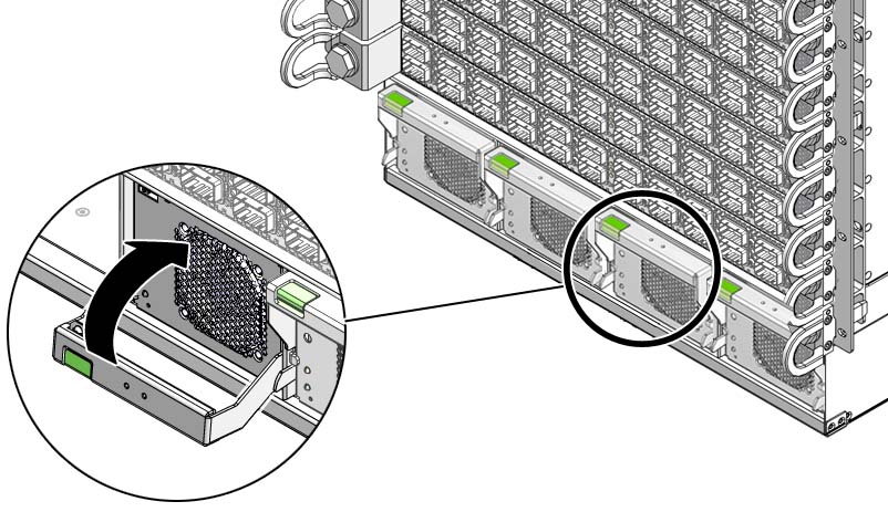 Illustration shows a power supply being secured.