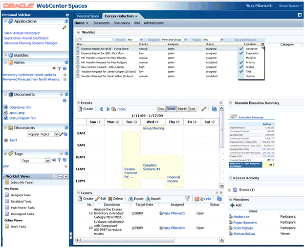 Oracle Advanced Planning Command Center User's Guide