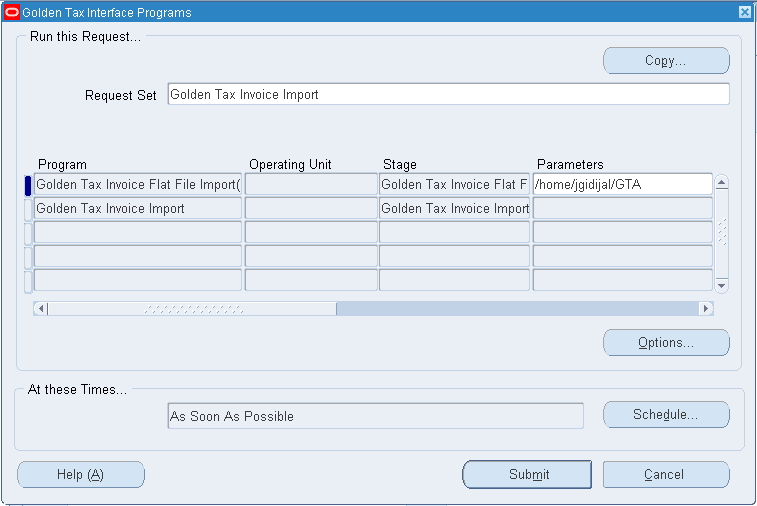 invoice format xml e Tax Golden Receivables: Oracle China for Mainland Adaptor