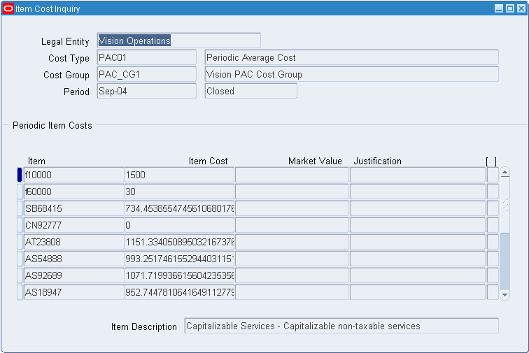 Oracle Cost Management User s Guide