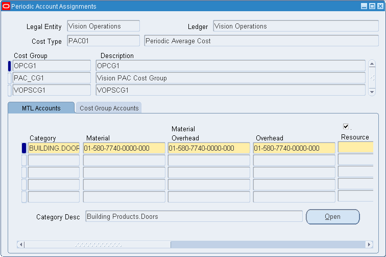 Oracle Cost Management User s Guide