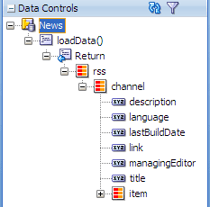 Data Controls panel expanded