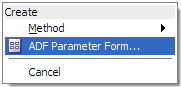 Create context menu, Form