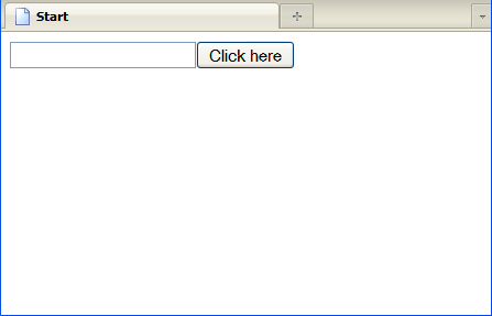 Start page in browser