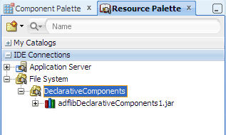 Resource Palette, File System