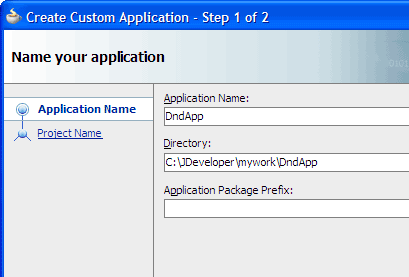 Create generic application