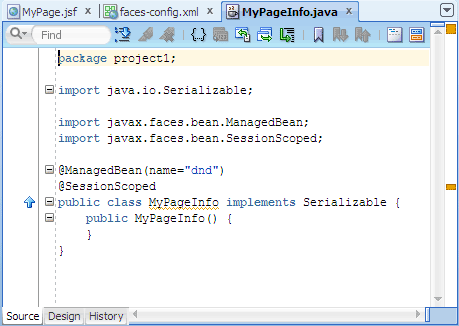 Source editor of Java class file