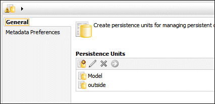 Persistence Units