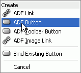 Create box with ADF Button selected.