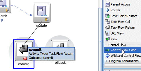 add control flow to commit to return