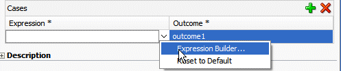 select expression builder in cases property