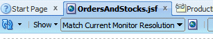 OrdersAndStocks tab