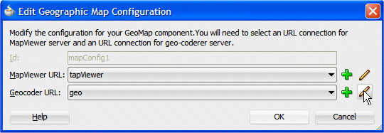 The Create Geographic Map Configuration dialog