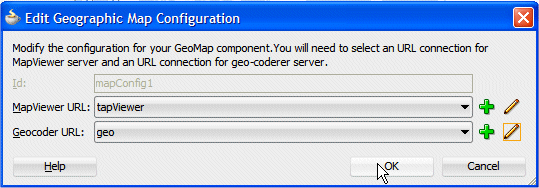 The Create Geographic Map dialog