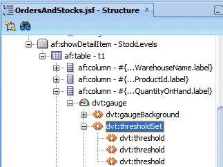 The Structure pane
