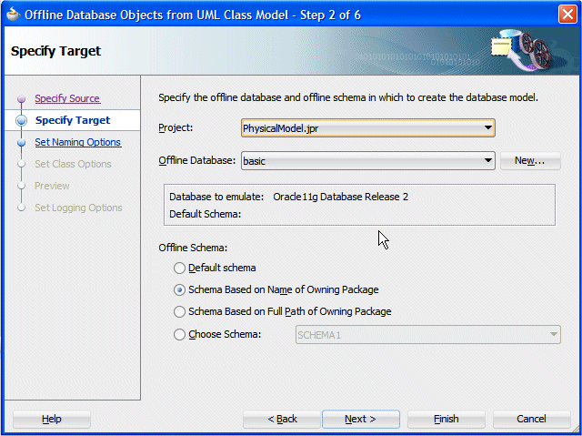 The Offline Database Objects