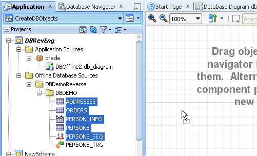 Application Navigator and Diagram