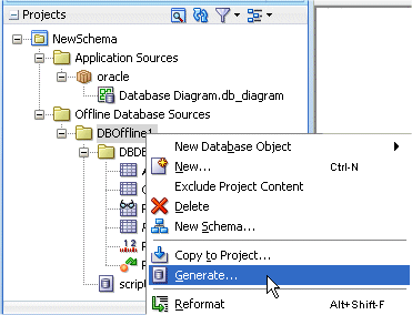 Generate context menu option