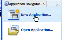 New Application option