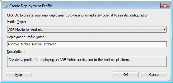 name of deployment profile