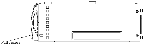 Illustration depicting the filler panel locking mechanism