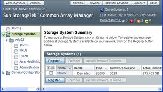 sun storage common array manager windows