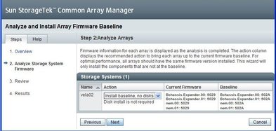 Figure showing firmware wizard’s second screen.