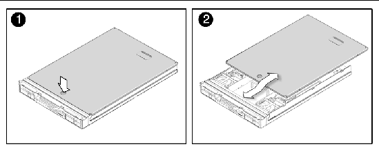 Figure showing top cover removal