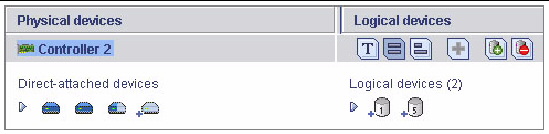 Figure shows the default way to view disk drive information.