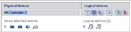 Figure shows the default way to view disk drive information.