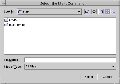 Bildschirm "Browse" mit einer Dateiliste