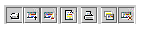 From left to right: icons for open experiment, add experiment, drop experiment, create mapfile, print, create new window, close