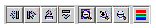 from left to right, icons for back one event, forward one event, up one bar, down one bar, reset display, zoom in, zoom out, show function color chooser