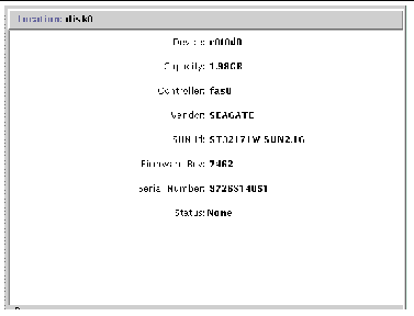 Screen shot of Device Description panel with a device's information displayed.
