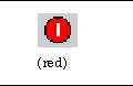 Red alarm symbol