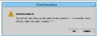 Screen capture of the Detach confirmation box. 