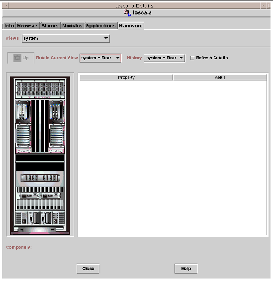 Screen capture of a physical view of Paroli cards in a domain. 