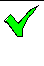 Successful test symbol