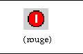 Red alarm symbol