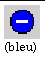 Blue alarm symbol