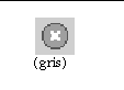 Gray alarm symbol