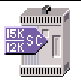 Icon for main Sun Fire 15K/12K system controller (CP 1500)