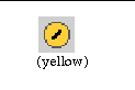 Yellow alarm symbol