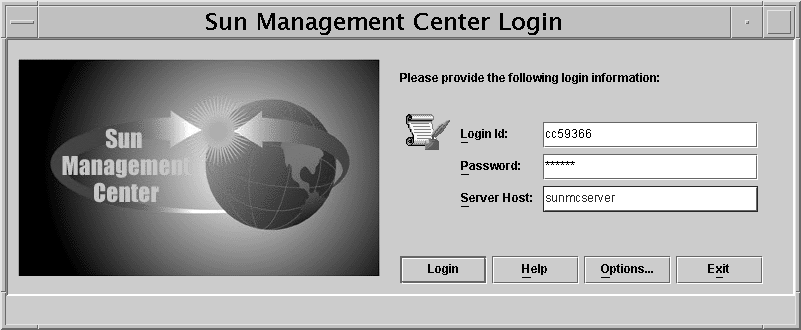 「Console Login」画面