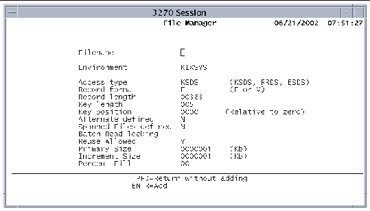 C H A P T E R 3 Managing Vsam Files